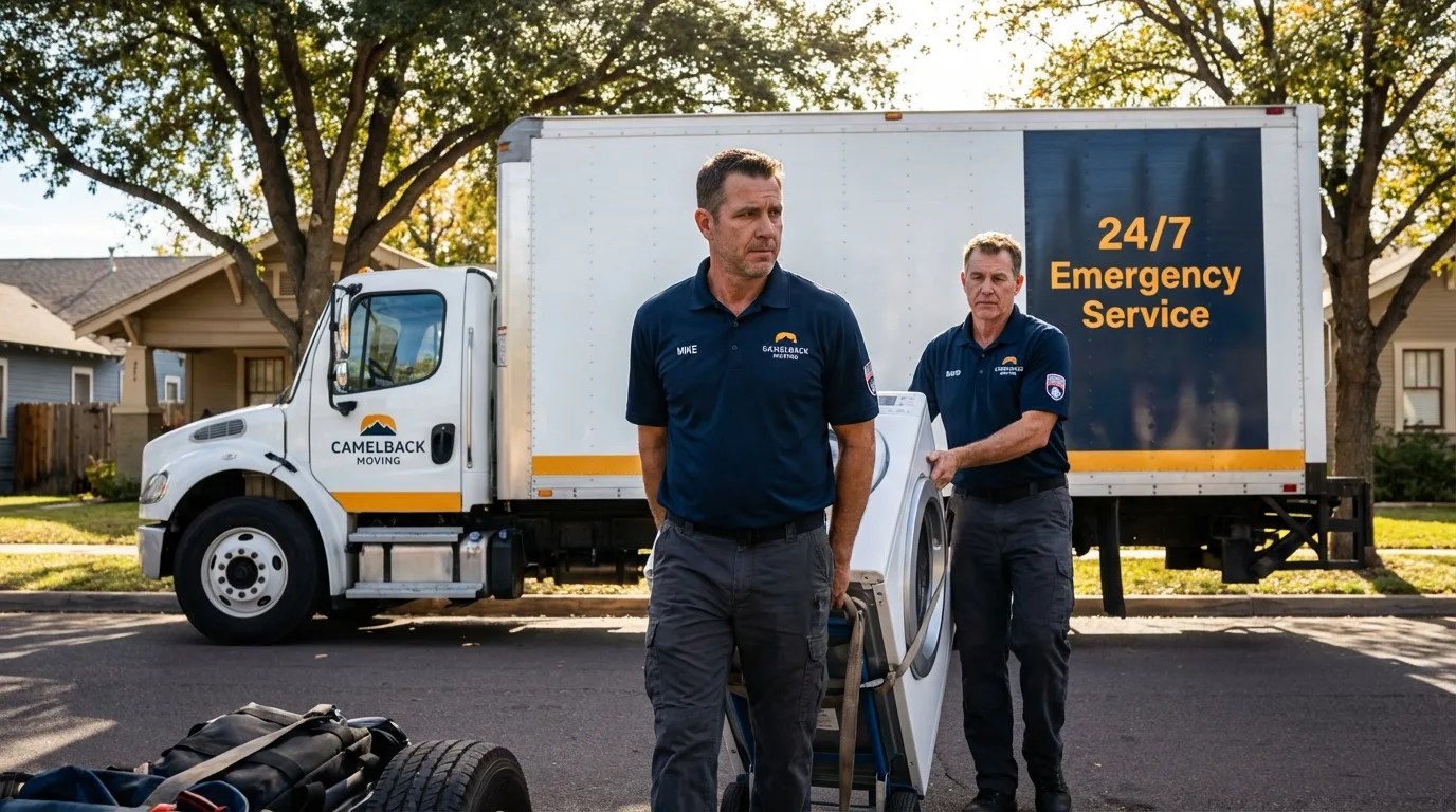 CamelBack Moving crew loading furniture in Casa Grande, AZ