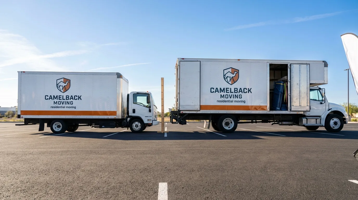 Moving truck size capacity guide in Casa Grande